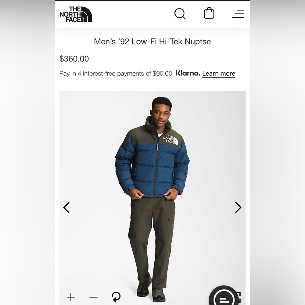 The North Face Men’s ’92 Low-Fi Hi-Tek Nuptse